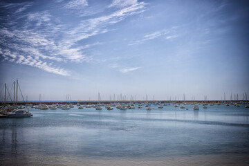 port de le ville de Jard-sur-mer en Vendée