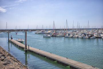 port de le ville de Jard-sur-mer en Vendée