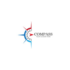 Fototapeta na wymiar compass Logo Template vector symbol