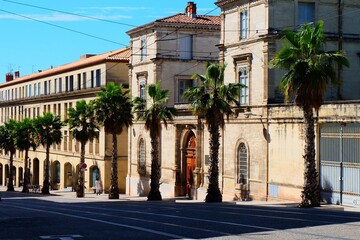 Street in Montpellier, France