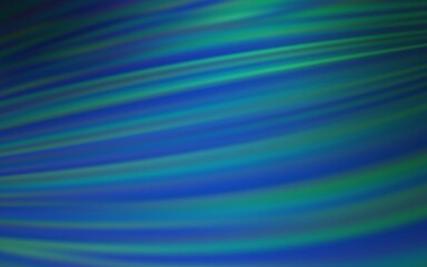 Light Blue, Green vector background with stright stripes. Lines on blurred abstract background with gradient. Pattern for ad, booklets, leaflets.