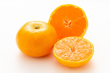 瑞々しい温州蜜柑