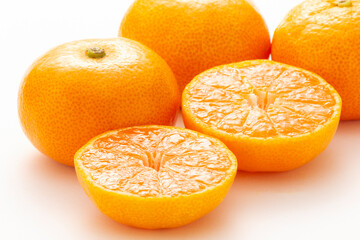 瑞々しい温州蜜柑