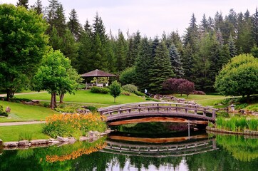 Japanese Garden @Devonian Garden - Devon, Alberta, Canada