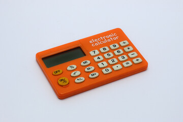 calculator on a white background