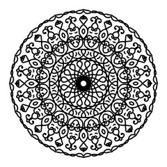 mandala colorful vintage art, ancient Indian vedic background design, old painting texture with multiple mathematical shapes. illustration 