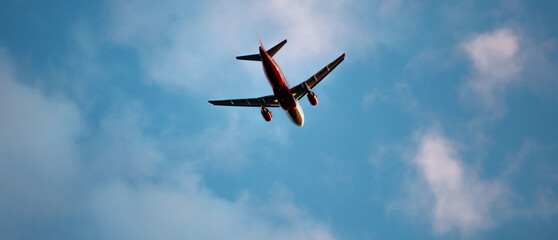 airplane flying in the sky