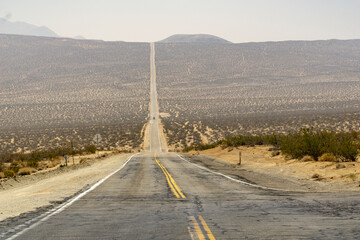 California along the road through Death Valley