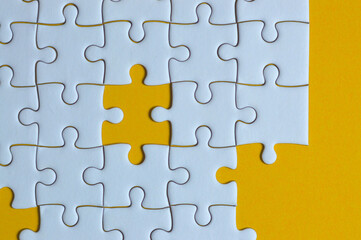 Jigsaw puzzle That is not complete