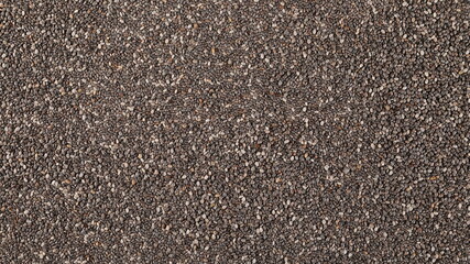 Chia seeds pile background and texture