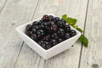 Fresh ripe sweet black currant