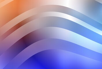 Light Blue, Yellow vector layout with wry lines.