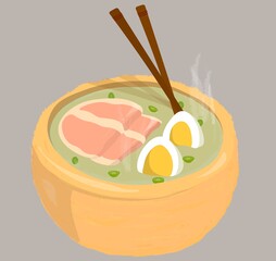 chinese bowl soup tasty meal