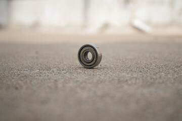 Metal Round Part of the Skateboard 