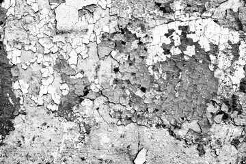 Texture of a concrete wall with cracks and scratches