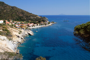 Naklejka na ściany i meble Beauty coastline on Elba island