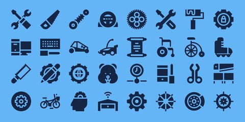 wheel icon set