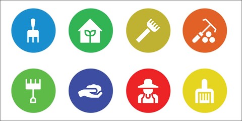 rake icon set