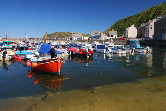 Gardenstown Harbour, Banffshire, Scotland