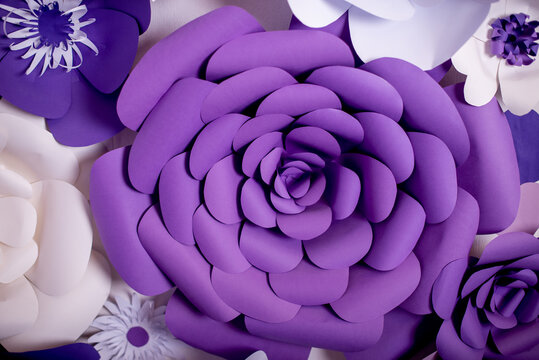 handgemachte Papierblumen	