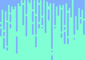 Aquamarine color Abstract Rounded Color Lines halftone transition background illustration