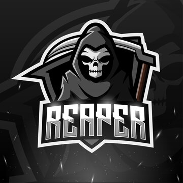 Reaper mascot esport logo design