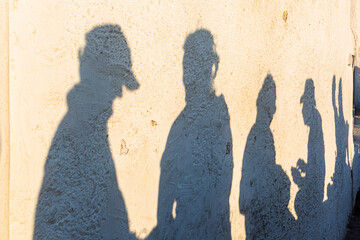 human shadows