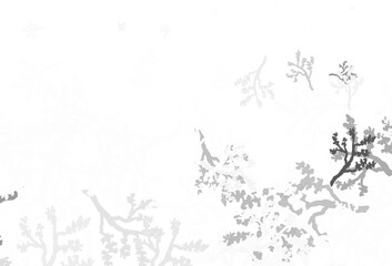 Light Gray vector abstract pattern with sakura.