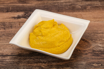 Asian Curry sauce in the bowl