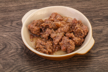 Gurmet venison stew with spices