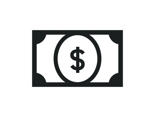 Money icon.  Vector money illustration. 
