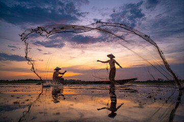life of asia fisherman