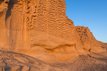 cliffs and rocks of Santorini island