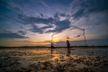 life of asia fisherman