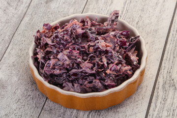 Cole slaw salad with cabbage