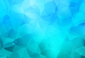 Light BLUE vector gradient triangles pattern.