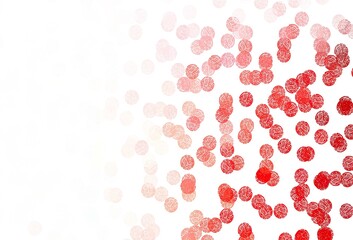 Light Green, Red vector pattern with spheres.