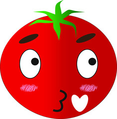 the tomato pattern can be used for any of your desires and goals; it can be used as a sticker, sticker, mask or t-shirt pattern, or as a stand-alone logo.