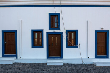 Churches and buildings in Santorini island