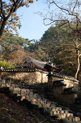 Fototapeta na wymiar South Korea Soswaewon historic garden