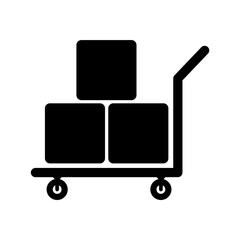 Luggage icon illustration material / vector