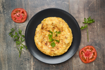 Spanish omelette. Spain, Europe