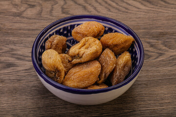 Dry sweet fig fruit heap