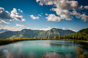 lake in the mountains