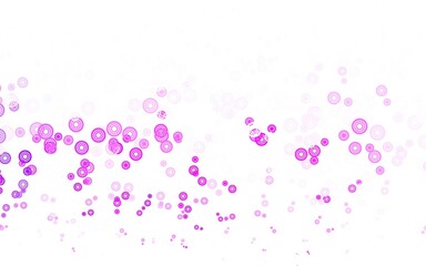 Light Pink, Blue vector layout with circle shapes.