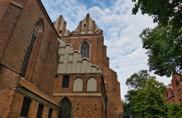 ARCHITEKTURA STAREGO MIASTA. TORUŃ, POLSKA, EUROPA. 
