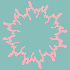 circle of flying owls in the form of a pattern