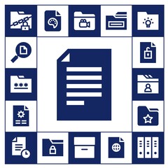 Modern Simple Set of organize Vector filled Icons