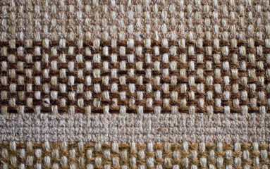 Close up of knitted fabric texture