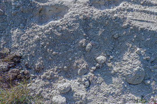 Kalksteingranulat als Bestandteiles Aushubes